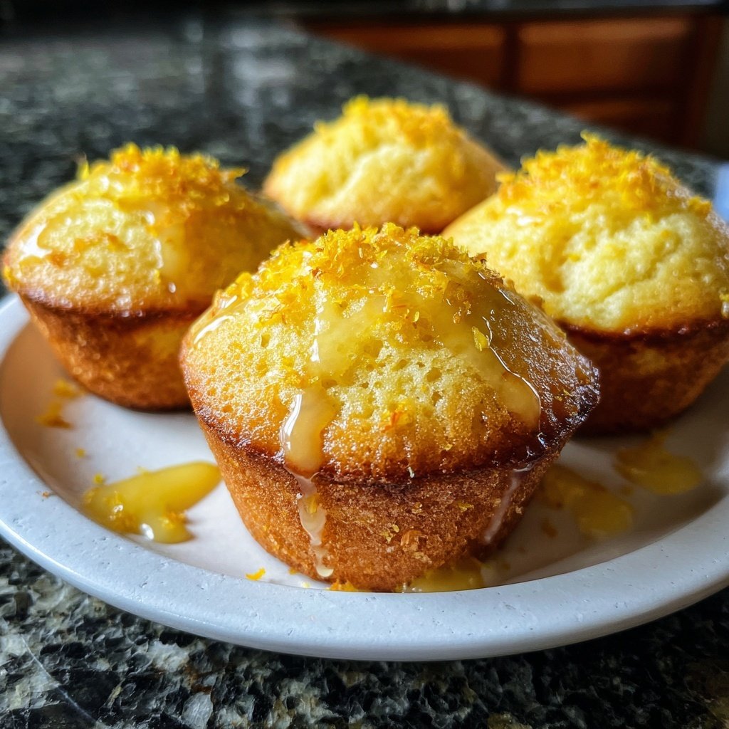 Healthy Lemon Muffins