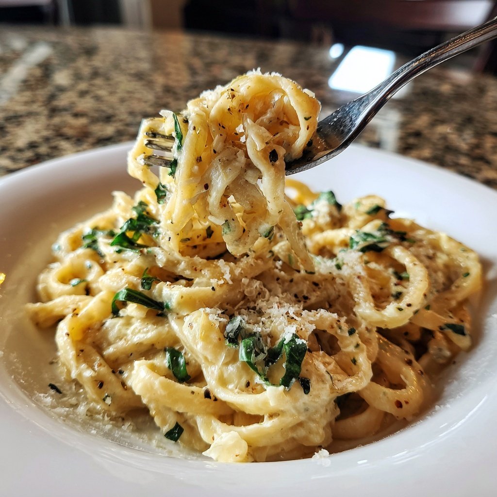 Sunday Creamy Roasted Garlic Pasta