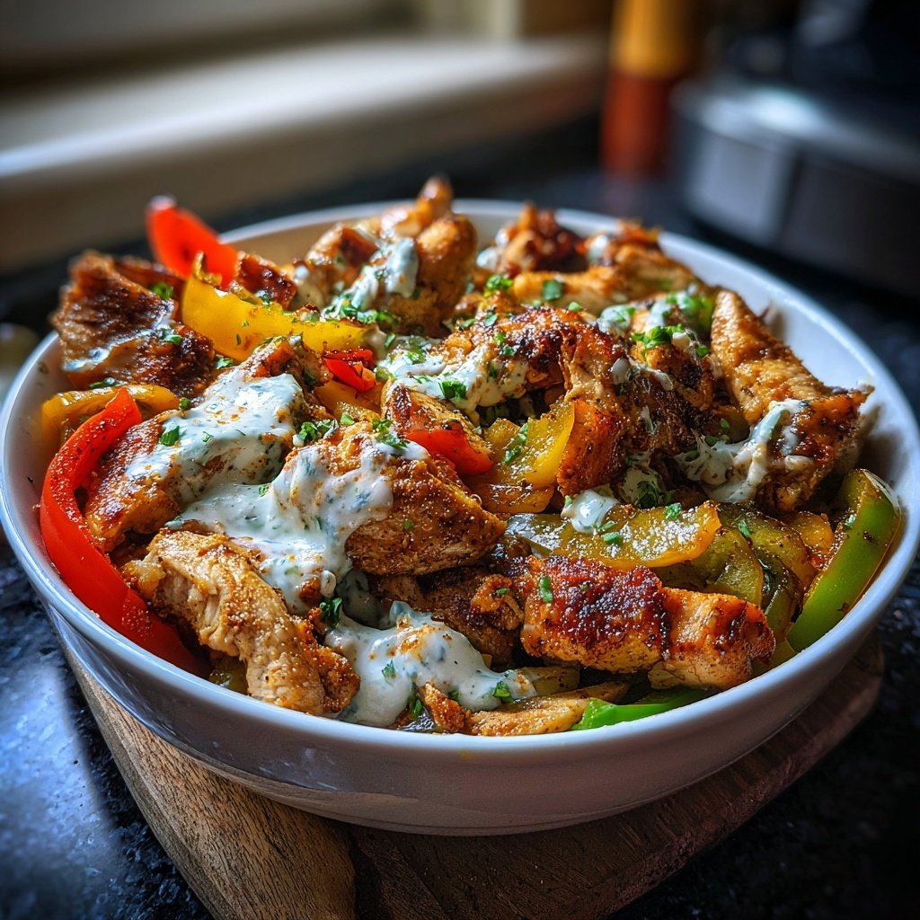 Easy Chicken Shawarma Bowl