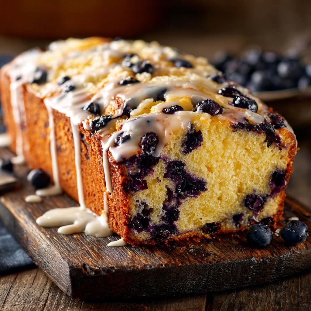 Lemon Blueberry Pound Cake