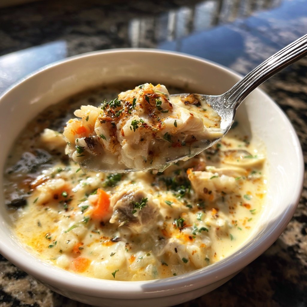 Creamy Chicken Rice Soup