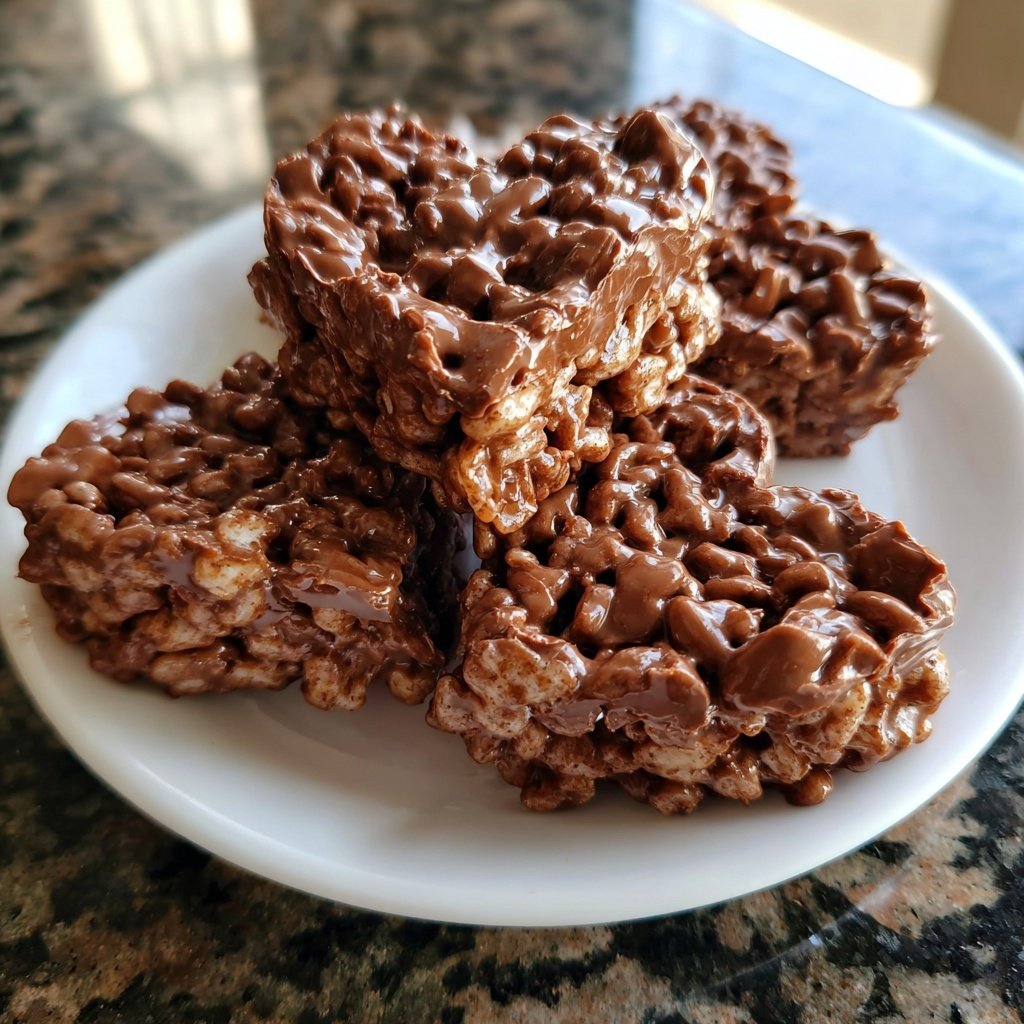 Valentines Snacks Chocolate Rice Crispy Hearts