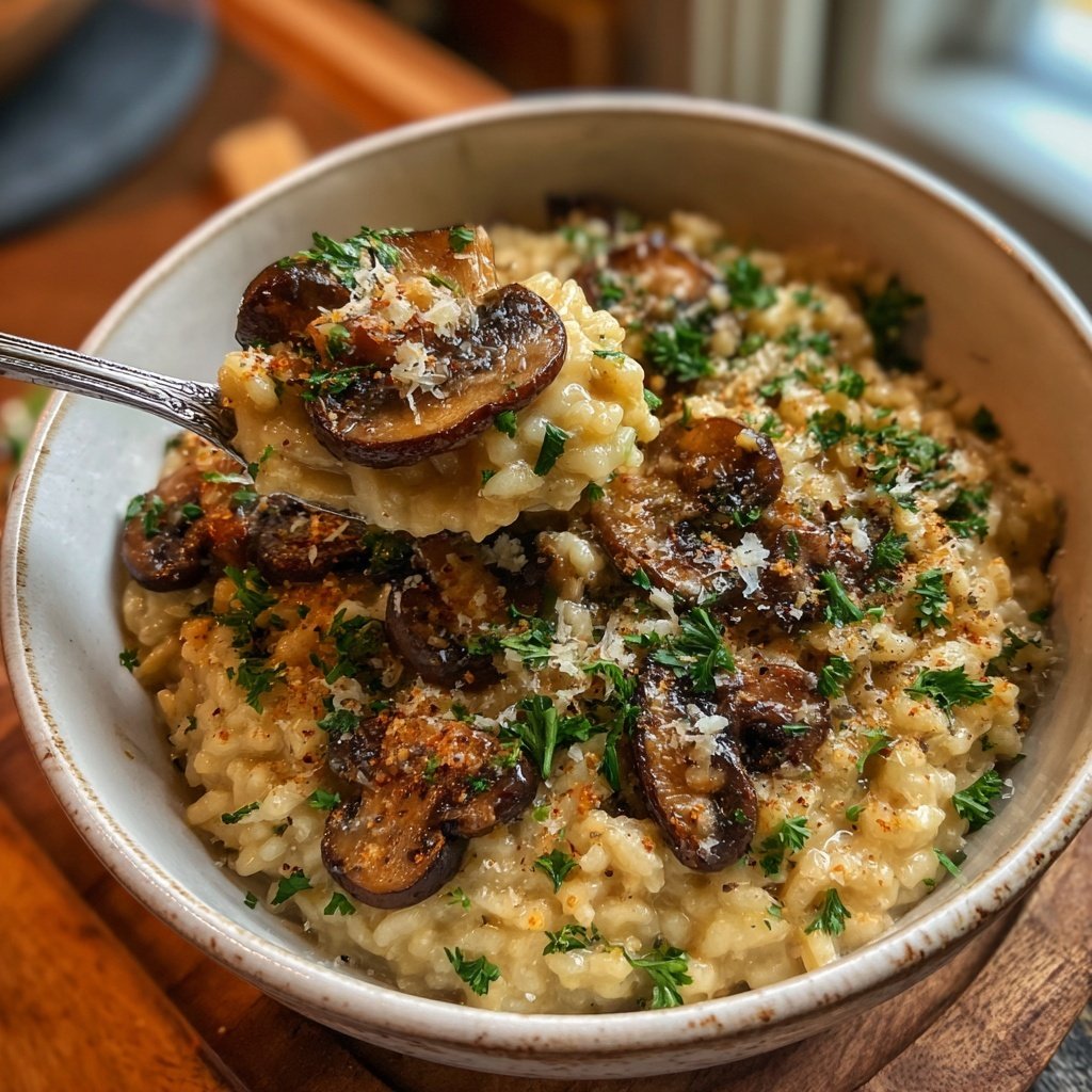 Creamy Mushroom Risotto