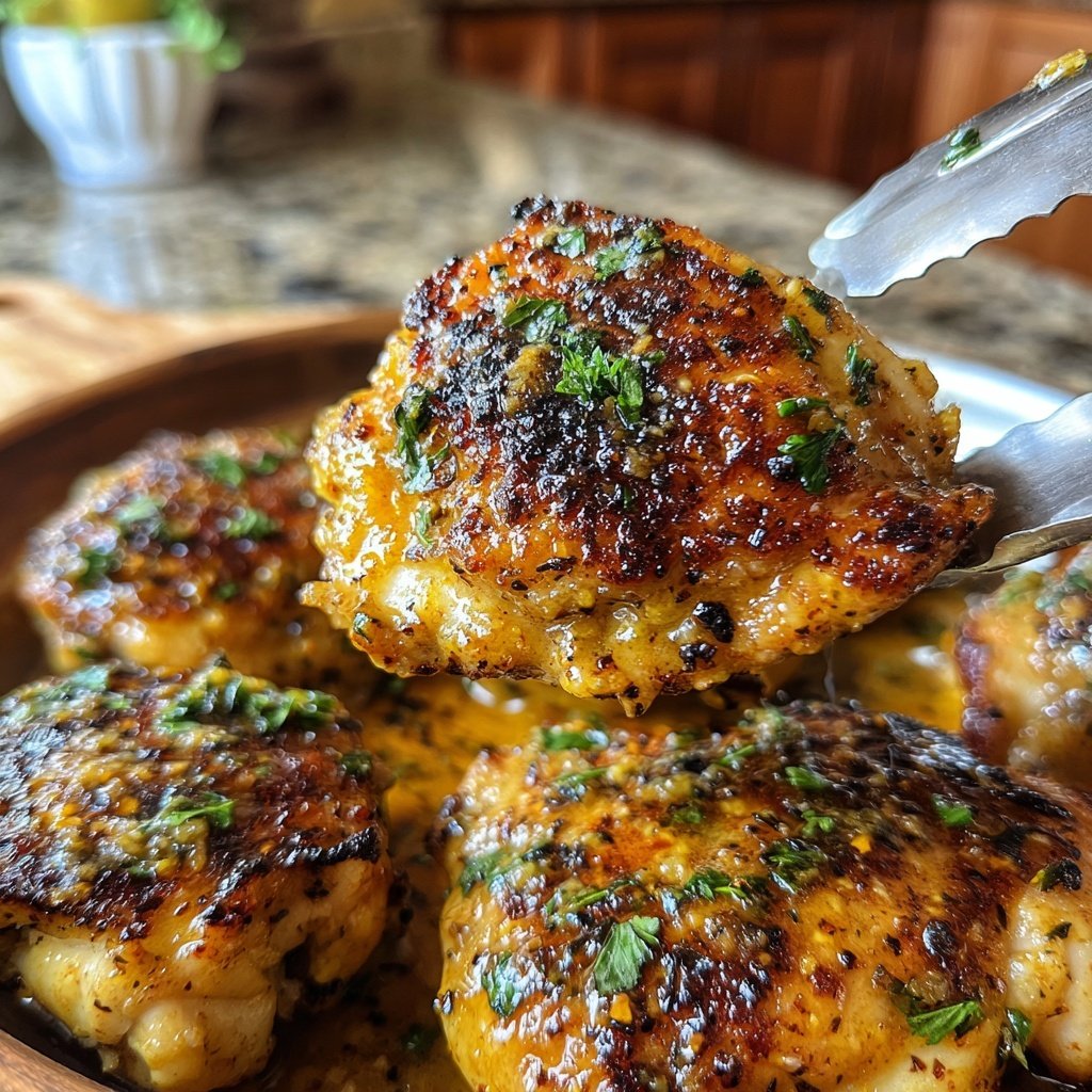 Honey Mustard Chicken Thighs