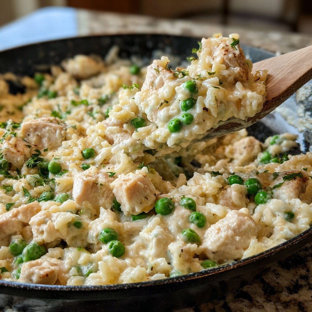 Creamy Chicken Rice Skillet