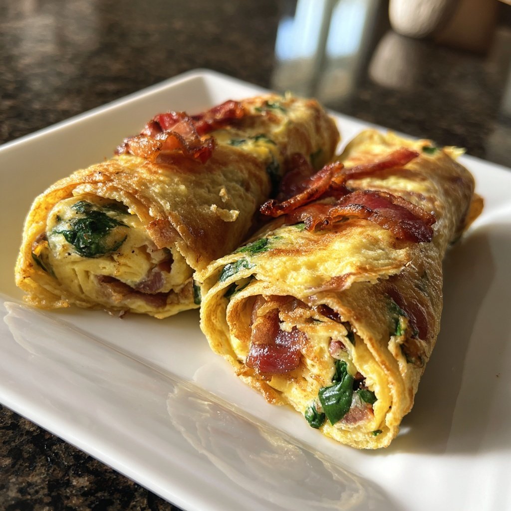 Keto Breakfast Egg Wraps