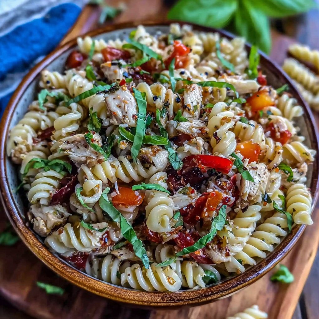 Easy Lunch Turkey Pasta Salad