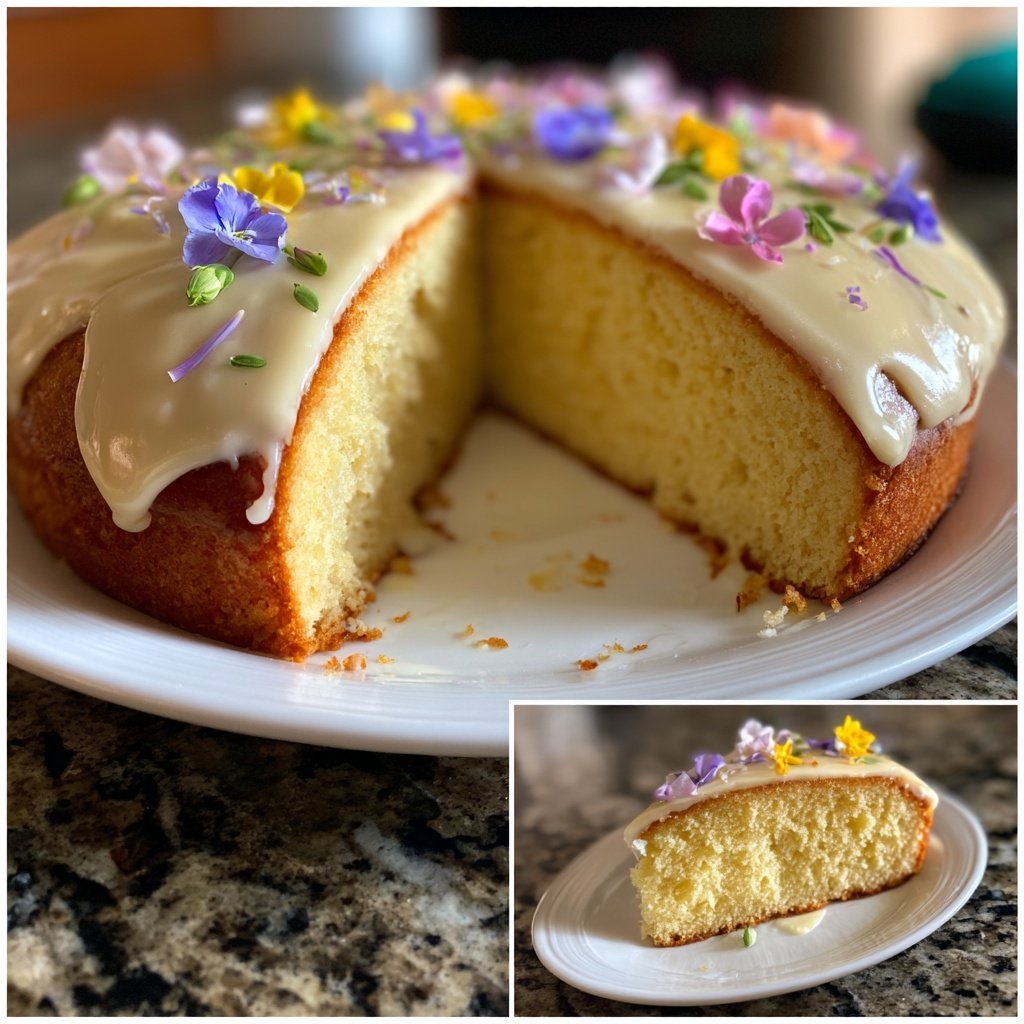 Spring Vanilla Butter Cake