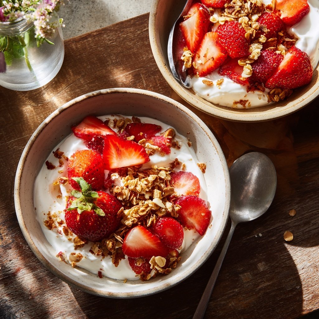 Fresh Strawberry Breakfast Bowls