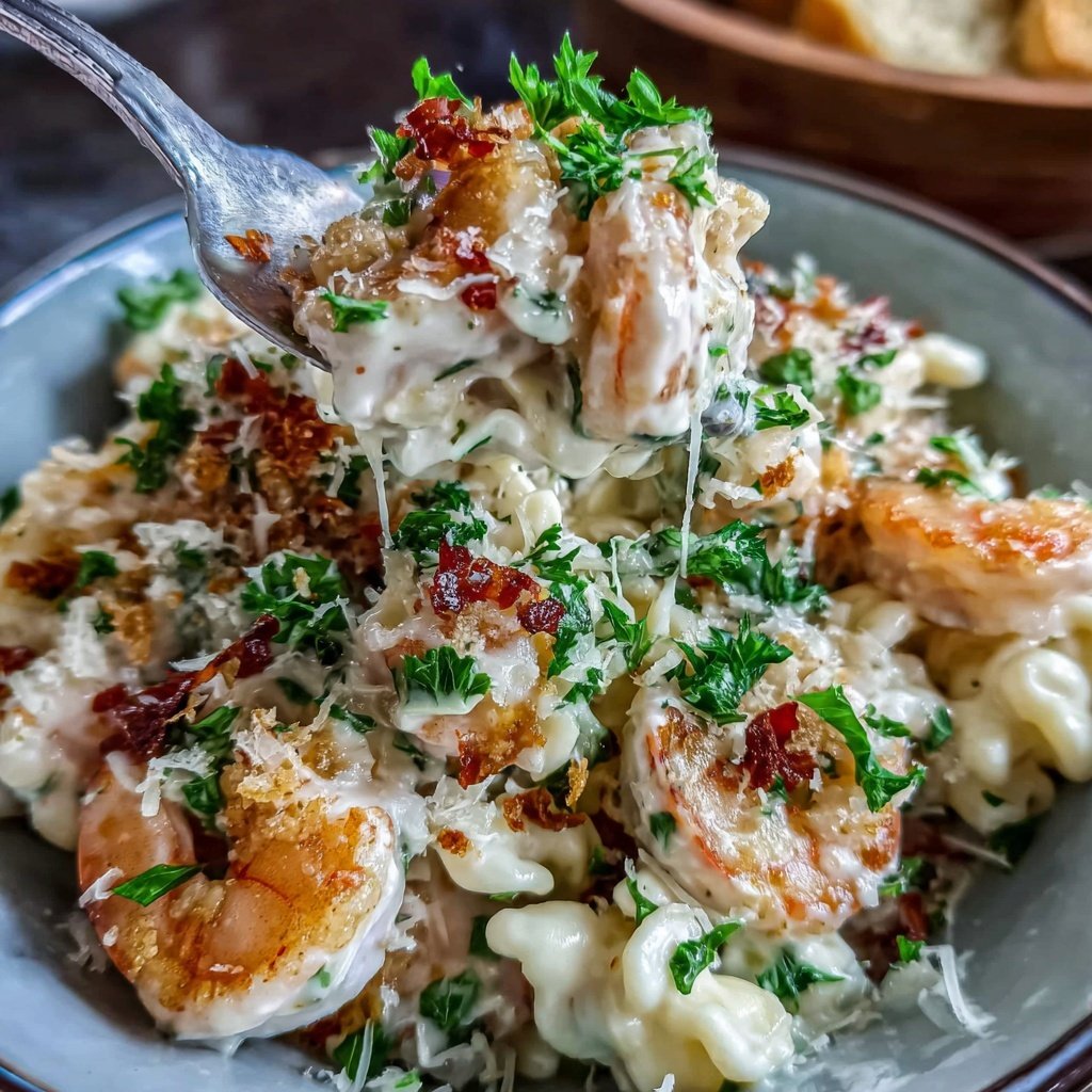 Creamy Shrimp Alfredo Pasta