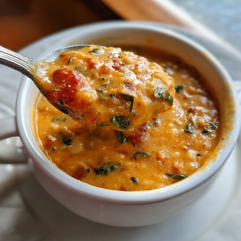 Creamy Tomato White Bean Lentils