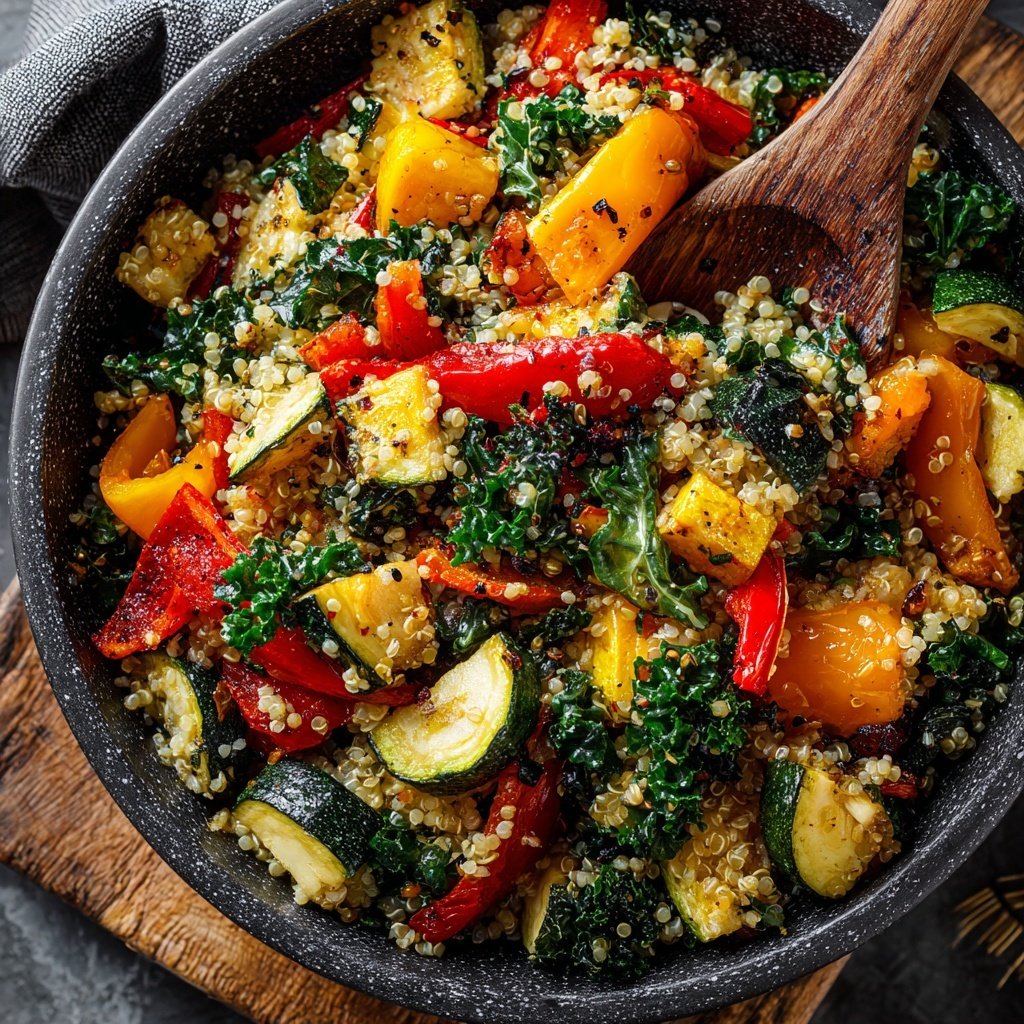 Healthy Roasted Veggie Quinoa Bowl