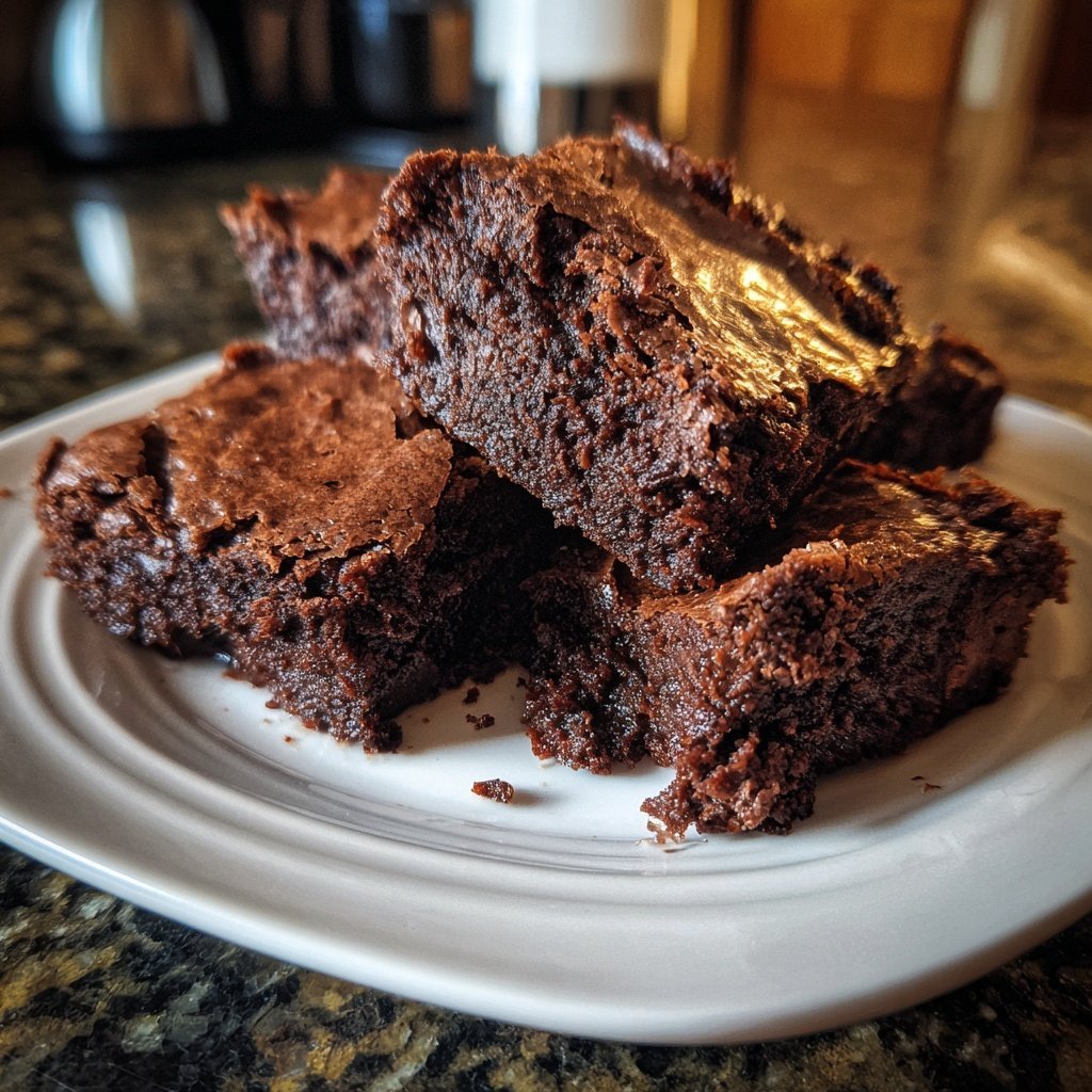 Cottage Cheese Brownies with Espresso