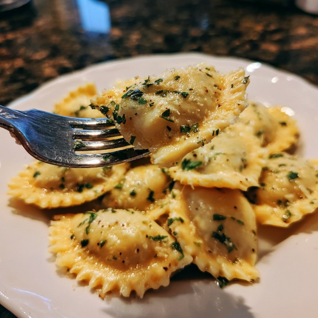 Heart-Shaped Ravioli with Ricotta and Herbs