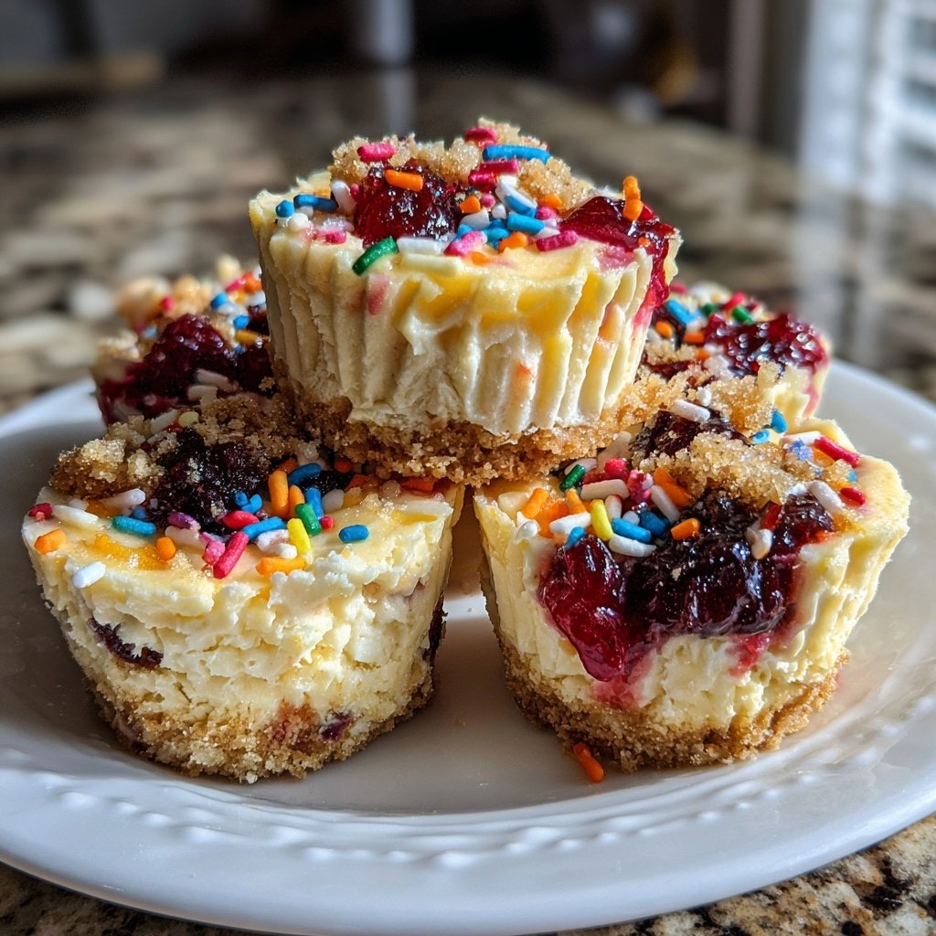 Super Bowl Dessert Mini Cheesecake Cups