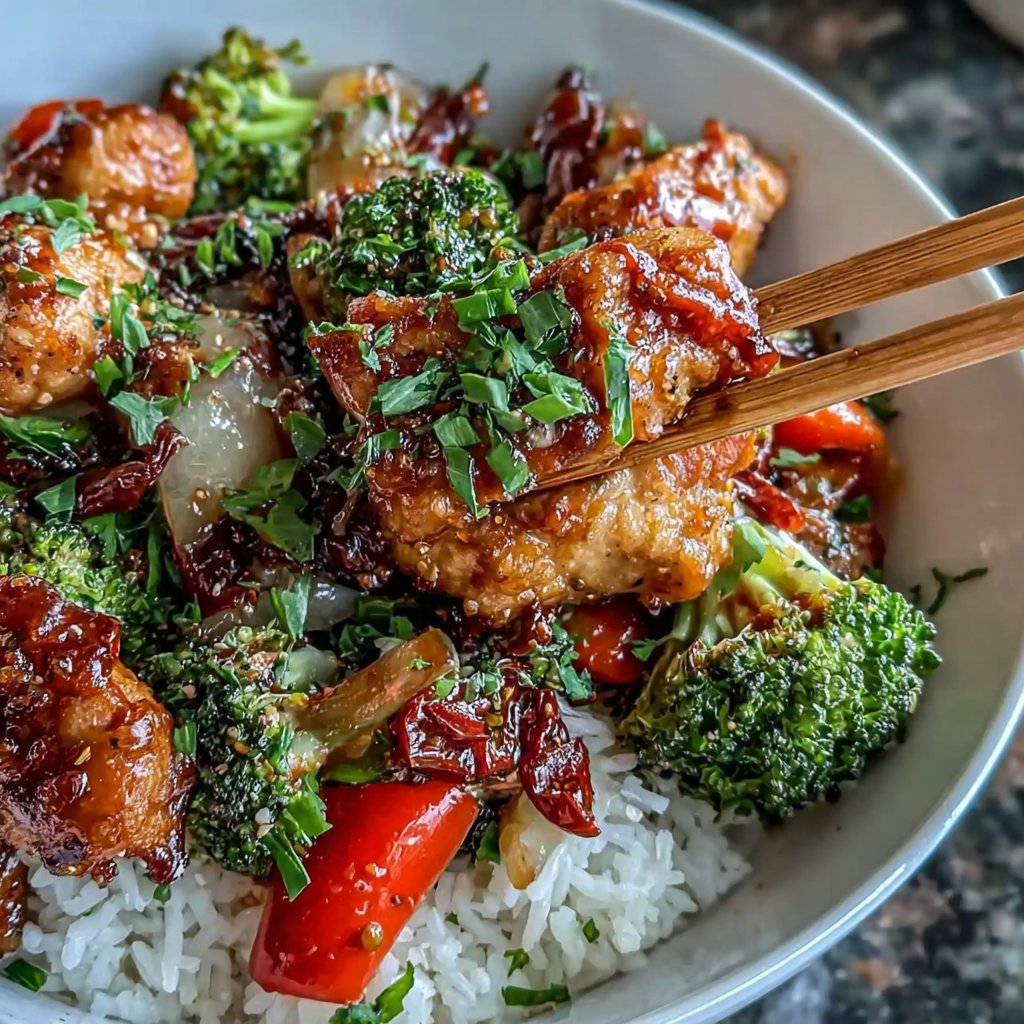 High Protein Chicken Stir Fry