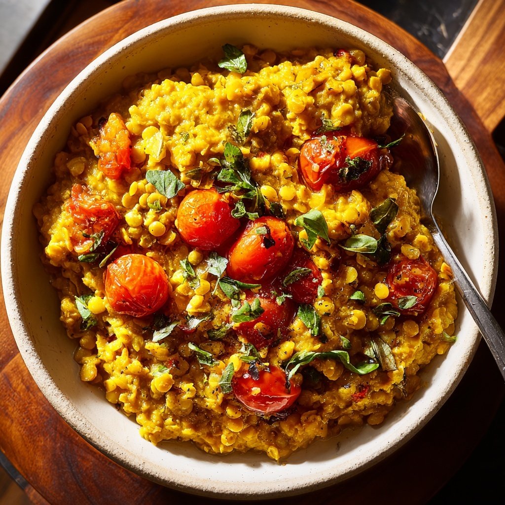 Healthy Lunch Lemon Lentil Bowl