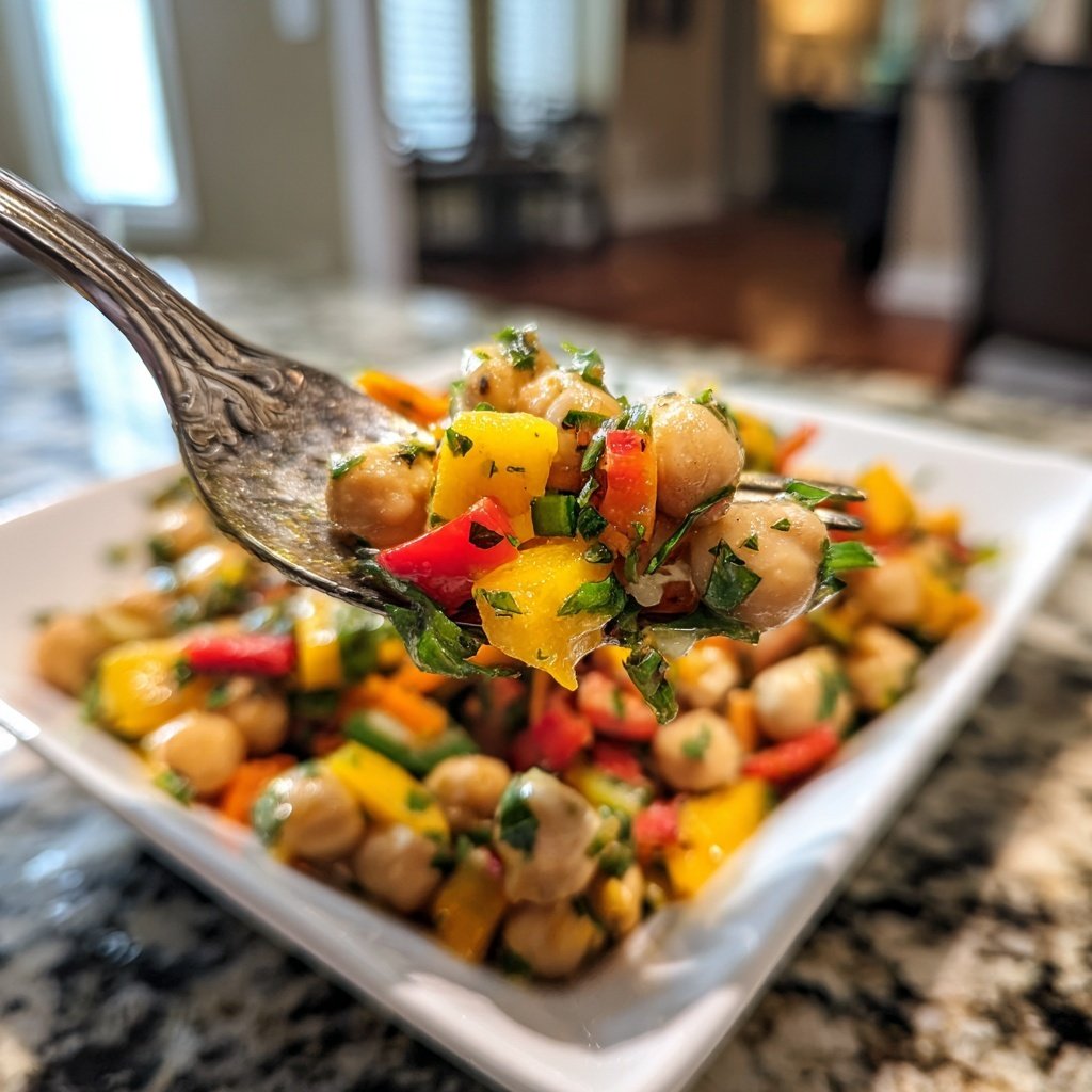 Jamaican Mango Chickpea Salad