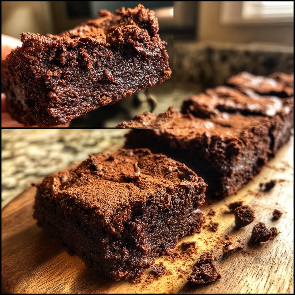 Cottage Cheese Brownies with Dark Cocoa Powder