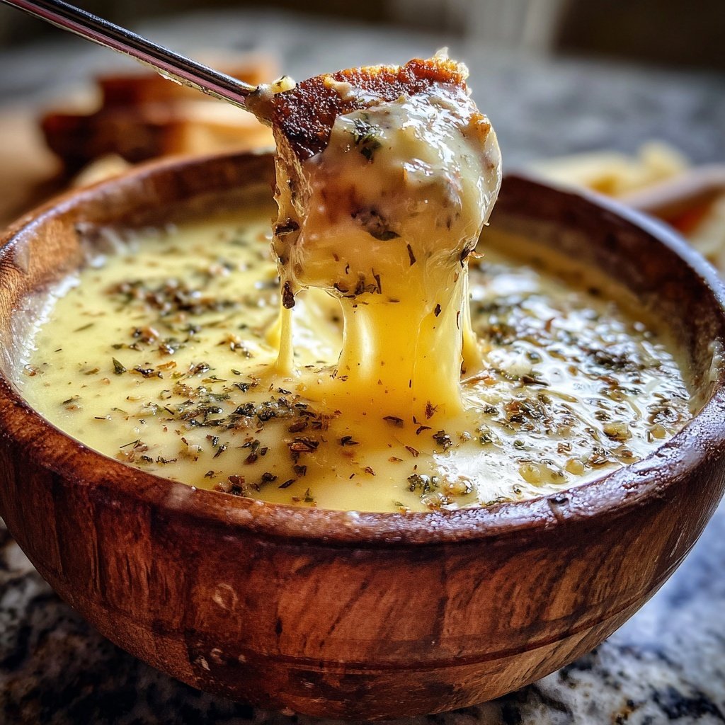 Fondue with Gruyere and Emmental